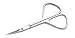 Beauty : Tweezerman Cuticle Scissors 3007-R