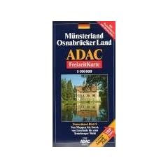 ADAC FreizeitKarte, Bl.9, M�nsterland, Osnabr�cker Land: Von Meppen bis Soest, von Enschede bis zum Teutoburger Wald