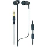 Noise Canceling Earbuds - Black with Black cord