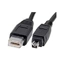 Adorama CFA-6402 - IEEE-1394 Six (6) Pin to IEEE-1394 Four (4) Pin 2 Meter Firewire Cable