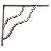 Tools & Hardware : Stanley Hardware 7-by-8-Inch Modern Shelf Bracket, Satin Nickel #250597