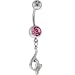 Silver BABY PHAT Single CAT Belly Ring image 1