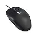 Logitech 3-Button USB Optical Wheel Mouse - Black (SBF-96)
