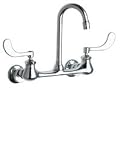 Tools & Hardware : Chicago Faucets 631-CP Wall Mount Sink Faucet, Polished Chrome