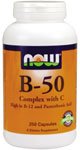 B-50 by NOW Foods - Vitamins (250mg - 250 Capsules)