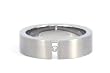 Gotham Diamond Tension Set Titanium Ring