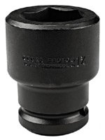 Proto 09938 No. 5 Spline 2-3/8" 6-Point Standard Length Impact Socket
