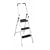 Cosco 11-630ABL1 Magic Fold Three-Step Aluminum Step Stool Silver