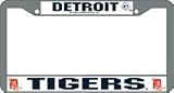 Detroit Tigers Chrome License Plate Frame