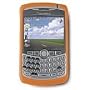 Blackberry 8300 Curve Rubberized Skin Case (Orange) HDW-13840-002