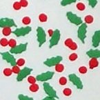 Childrens Toyshop  Health & Personal Care : Holly Berries And Leaves Sprinkles/Quins