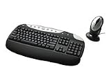 Logitech Cordless Desktop Tastatur/Maus-Set schnurlos schwarz
