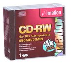 Imation CDRW74 CDRW 650 M B 5 PK