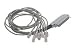 Cat. 3 Telco Breakout Cable, Male Telco / 6 (8x8), 3.0 ft