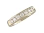 Eun 14K Yellow Gold Channel Set Diamond Ring