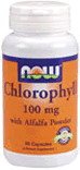 Chlorophyll 90 Caps 100 Mg - NOW Foods