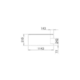 LIXIL メンテナンス部品 住器用部品 バスルーム 浴槽エプロン 12**(R) ダークグレイ[RFDD632]