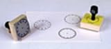 STAMP SET 3 CLOCK 5-MIN./60-MIN./HOUR NUMERALS