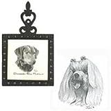 Maltese Square Trivet, Porcelain by Rosalinde (4.5' x 8')