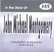 JOHN MICHAEL MONTGOMERY Country Karaoke Classics CDG Music CD