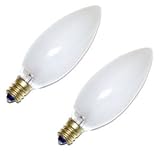 60 watt 120 volt B10 Candelabra Screw (E12) Base Westinghouse Light Bulb