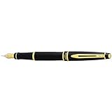 Waterman Expert Black Laquer Fine Point Fountain Pen - 10021W2