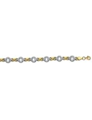 CleverEves 14K Gold Two-Tone Stampato Bracelet