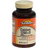Calcium 1200 mg plus Vitamin D Softgels Tablets, by Sun