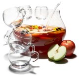 Pinzon Punch Bowl Set with Ladle and 6 Cups