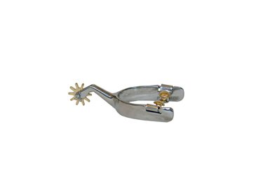 Men's Stainless Steel Low Cut Spur, 9 Point