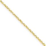 14k .95mm Twisted Box Chain Necklace - 24 Inch