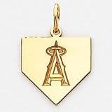14K Los Angeles Angels Small Homeplate Logo Charm