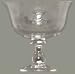 Individually Hand Etched Honeybee Glass Compote 6 1/2"H, 6 3/4"D