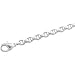 Sterling Silver Belcher-Cable Flat Wire Chain - 17 inches