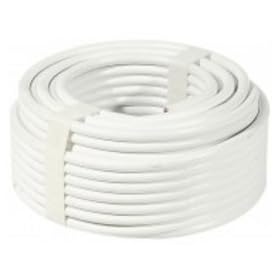 RG6 Digital TV/Satellite Coaxial Cable 25m Length in White