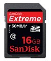 16GB SanDisk Extreme SDHC HD Video Memory Card Class 10 - 30MB/s for Ricoh camera