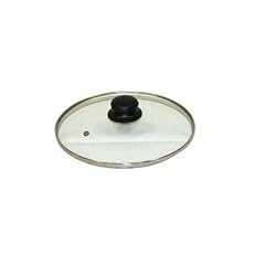 Glasdeckel 16 cm mit Edelstahlrand