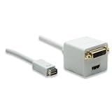 Manhattan Premium Mini-DVI to HDMI and DVI-D DualLink Adapter - for iMac (Int...