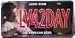 LV42DAY James Dean License Plate