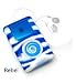 Electronics : iSkin eVo2 Wild Side Rebeldeep blue and white - 4G iPod 40GB