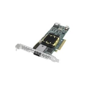 Adaptec 5445 RAID 4X4CH SATA SAS 512MB PCIE LP 4INT 4EXT CH W  CABLE KIT by 