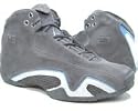 Nike Air Jordan XXI 21 Italian Leather (light graphite / metallic silver / white / university blue) , Men US size: 9.5
