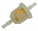 Stens 120-535 Fuel Filter Replaces With Barbs Kohler 25 050 22-S John Deere AM116304 Exmark 109585 Bobcat 38666 Onan 149-2206-01 Gravely 21541500 Ariens 21541500