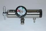 Mada Medical R1835GBHF-25 Oxygen Regulator, 2 DISS check valves, 0-25 LPM, All Brass