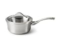 Calphalon Contemporary Stainless 1-1/2-Quart Saucepan with Glass Lid