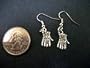 Rhinestone Glove Earrings
