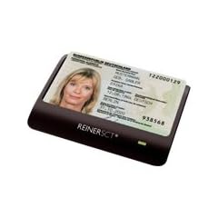 REINERSCT cyberJack RFID basis nPA-Chipkartenleser eID BSI zertifiziert mit loginCard RFID , Ausweis-Leser