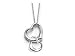 Silver Double Hearts Necklace
