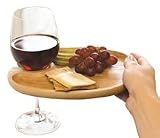 Bamboo Appetizer Tray and Wine Caddy