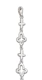 7'' Sterling Silver Cross Bracelet